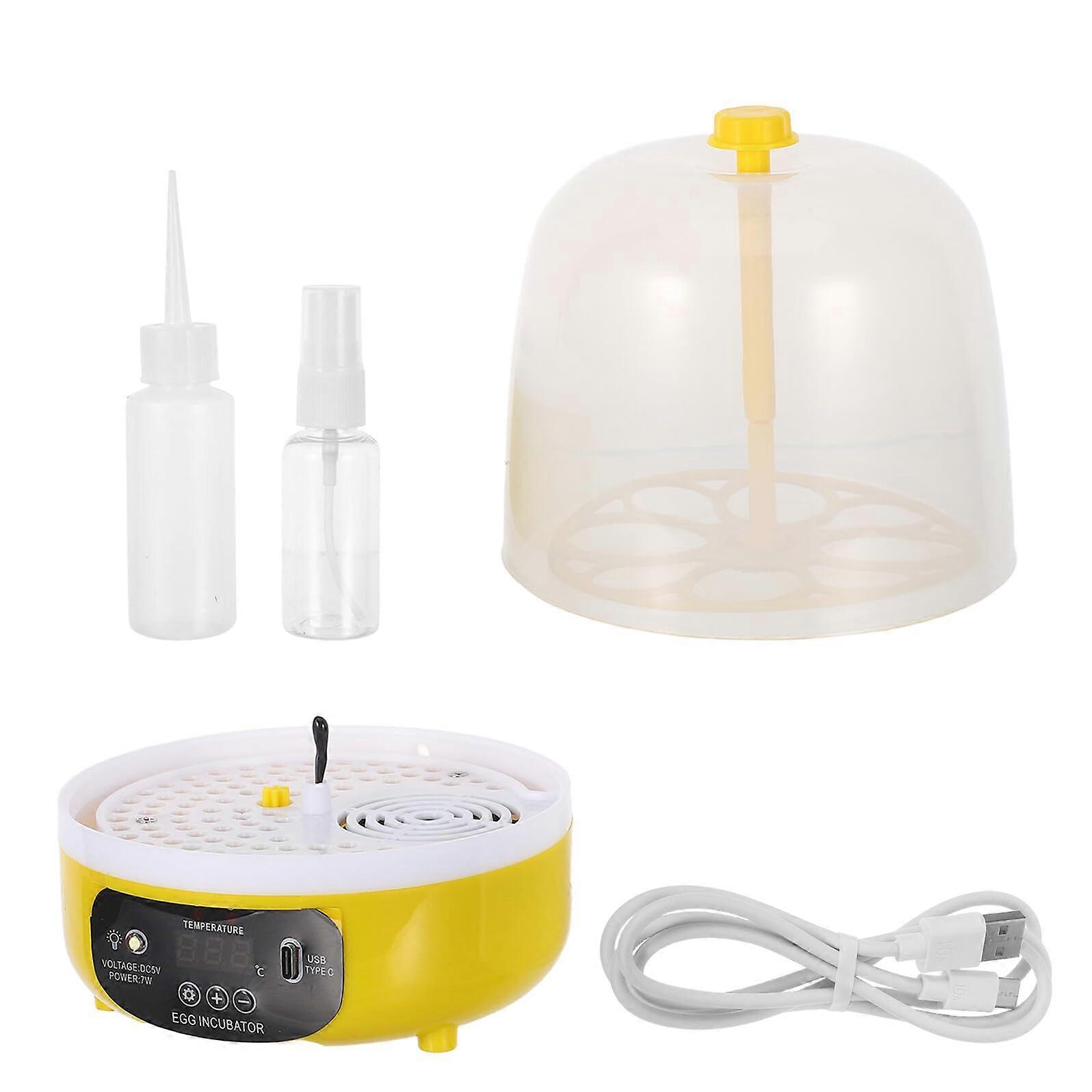 4Egg Mini Automatic Egg Incubator with Precise Temperature Control for Chicken Duck Quail Hatching