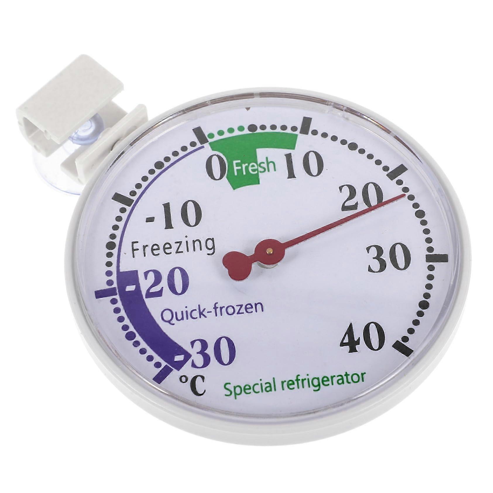 Refrigerator Freezer Thermometer with Precision Sensor and Reusable Dial for Accurate Temperature Control