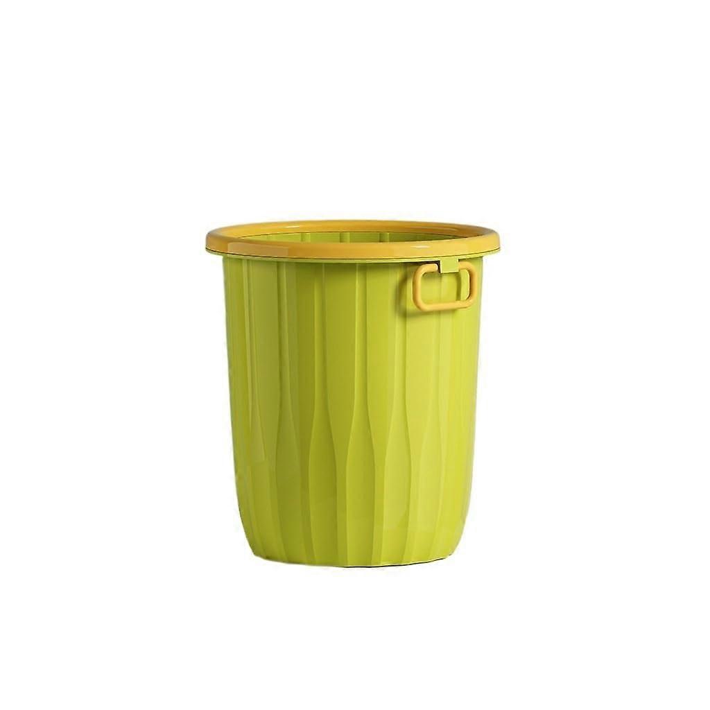Large Plastic Trash Can Open  Waste Bin for Kitchen Bathroom Bedroom MultiRoom Use