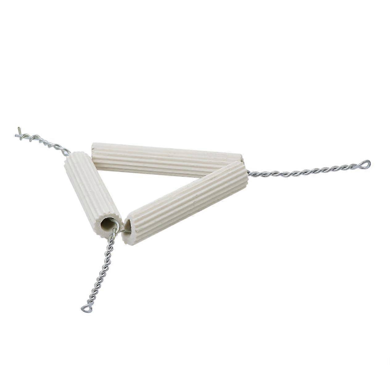 10pcs Laboratory Clay Triangle Crucible Stand Heat Resistant Support for Science Experiments