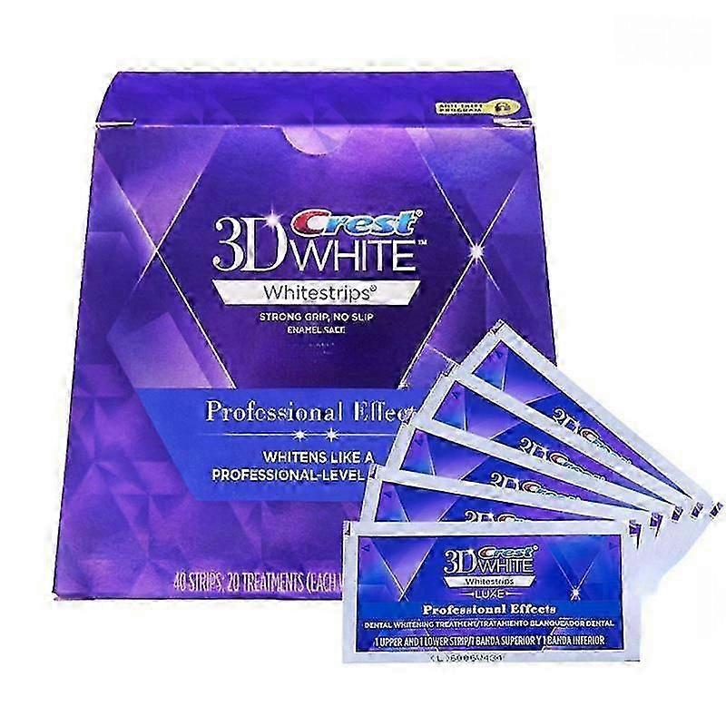 3D tandenbleekstrips, professioneel resultaat, maakt tanden witter, luxe bleekserie, 10 paar per verpakking