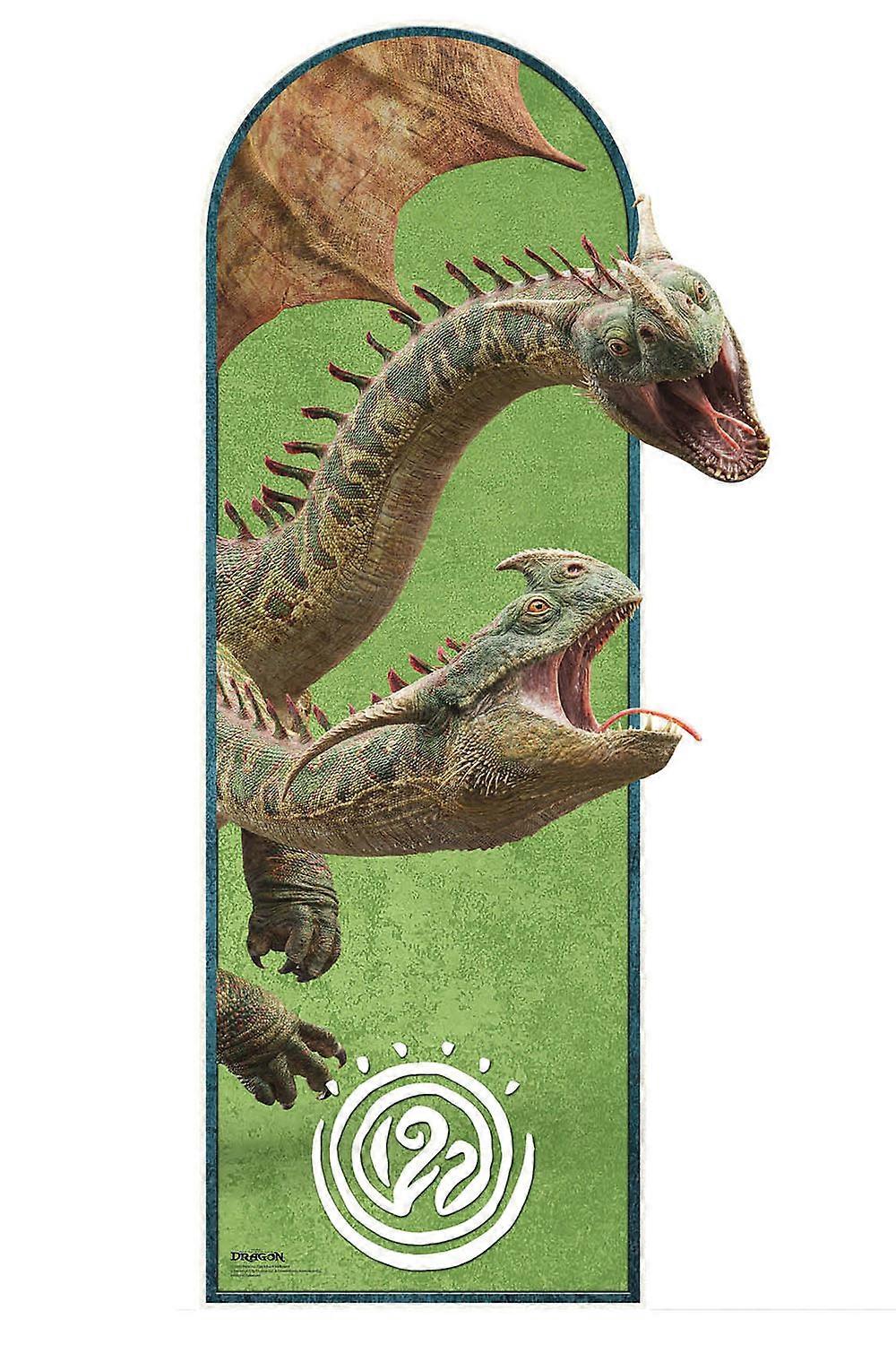 Hideous Zippleback from How to Train Your Dragon Cardboard Backdrop