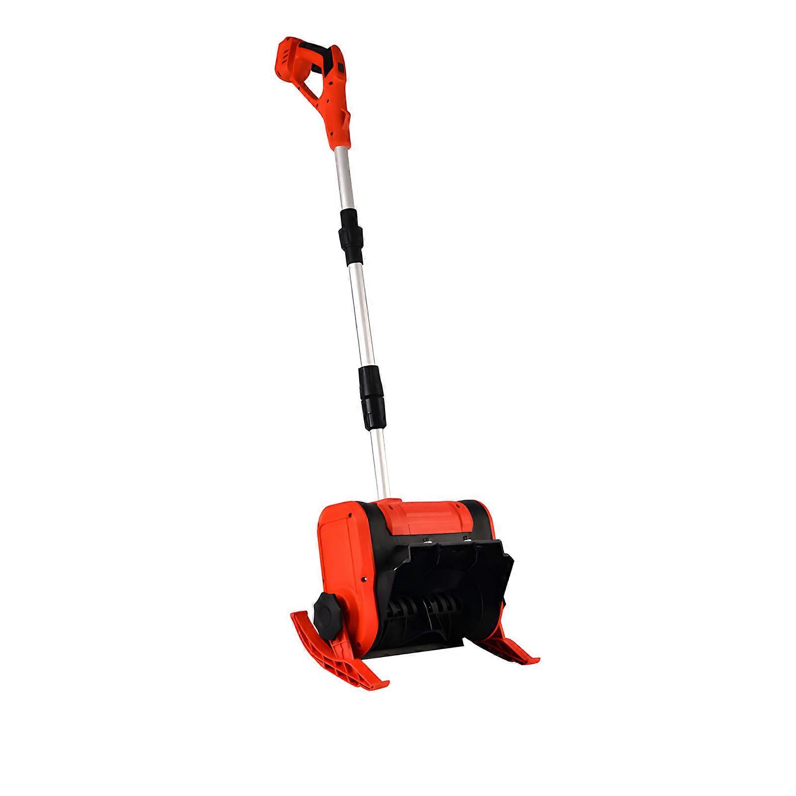Small Red Design Snow Thrower With 30cm Working Width Ideal For Homeowners And Elderly Users Multicolor