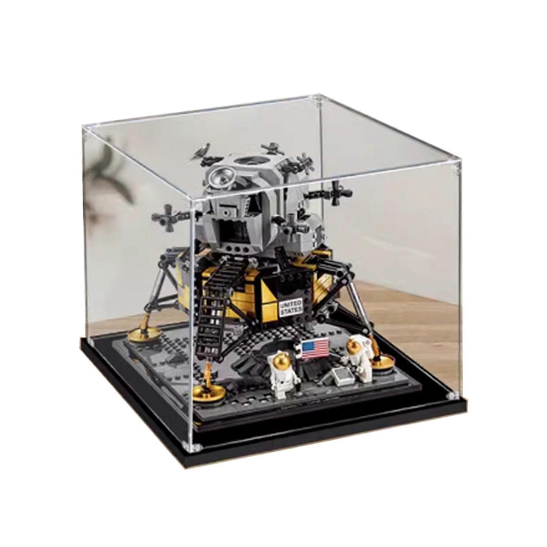 Transparent Dustproof Acrylic Display Case for  10266 Lunar Module 11, Clear Showcase Box 2mm