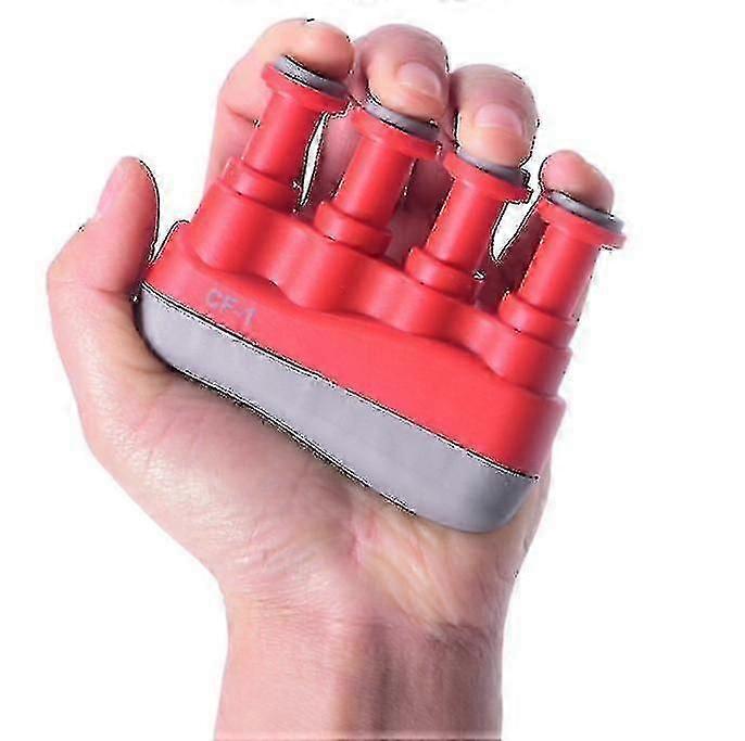 Jx Red Hand Grip Strengthener & Finger Exerciser (1 Pcs)