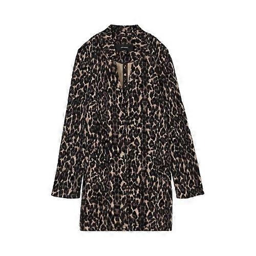 Vero Moda Womens/Ladies Katrine Leopard Print Brushed Jacket