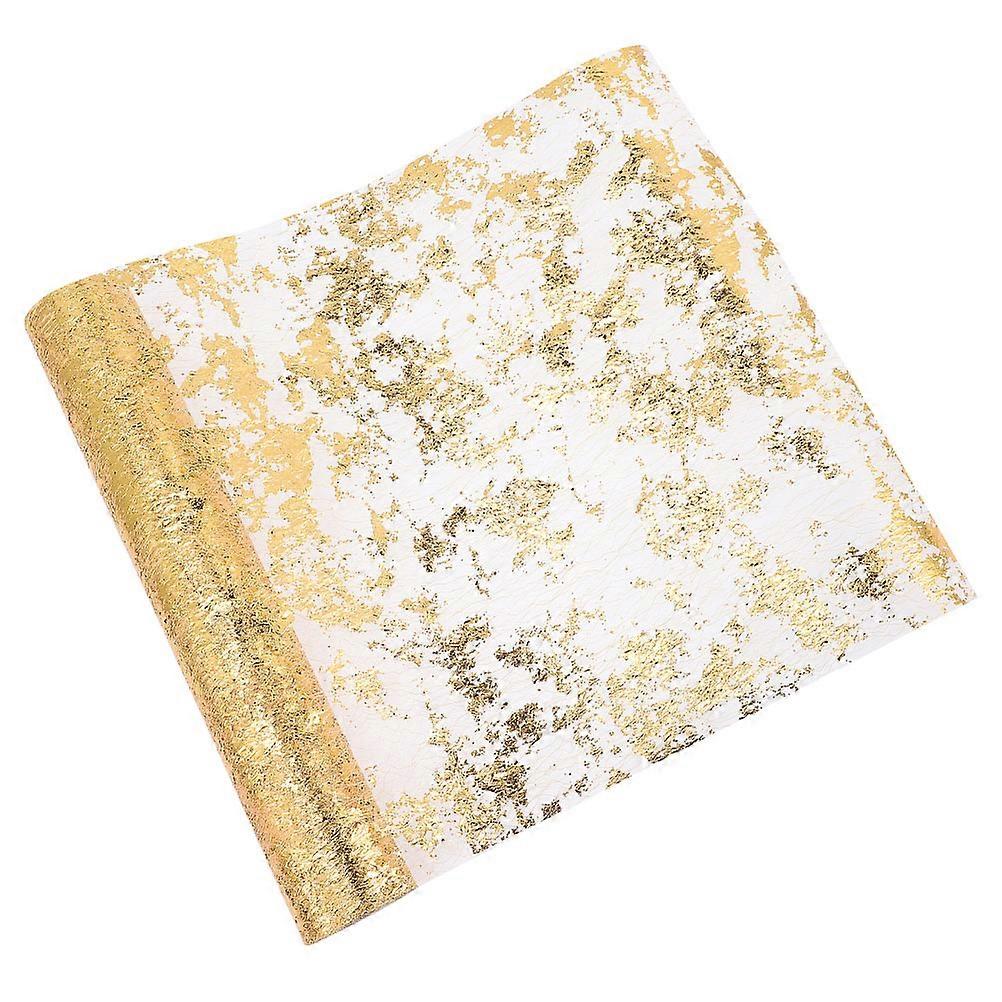 Gold Table Runner Table Decor for Wedding 1 Roll Mesh Party Decoration