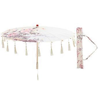 Classic Chinese Umbrella with Tassel for Photography 1Set