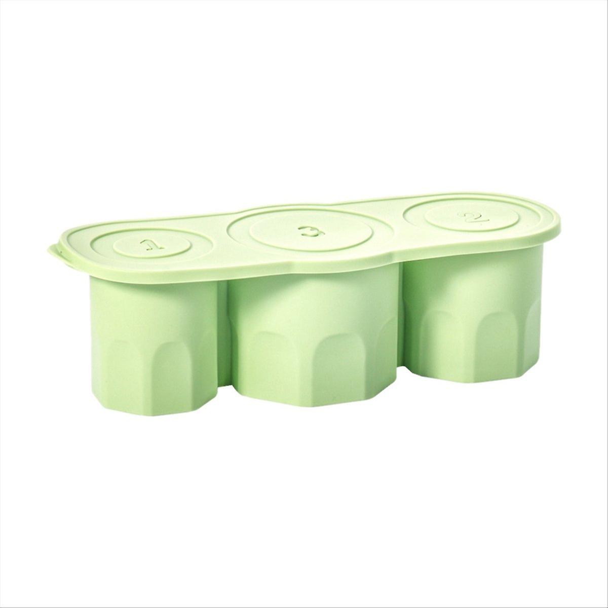 Green Easy Release Silicone Ice Tray for making