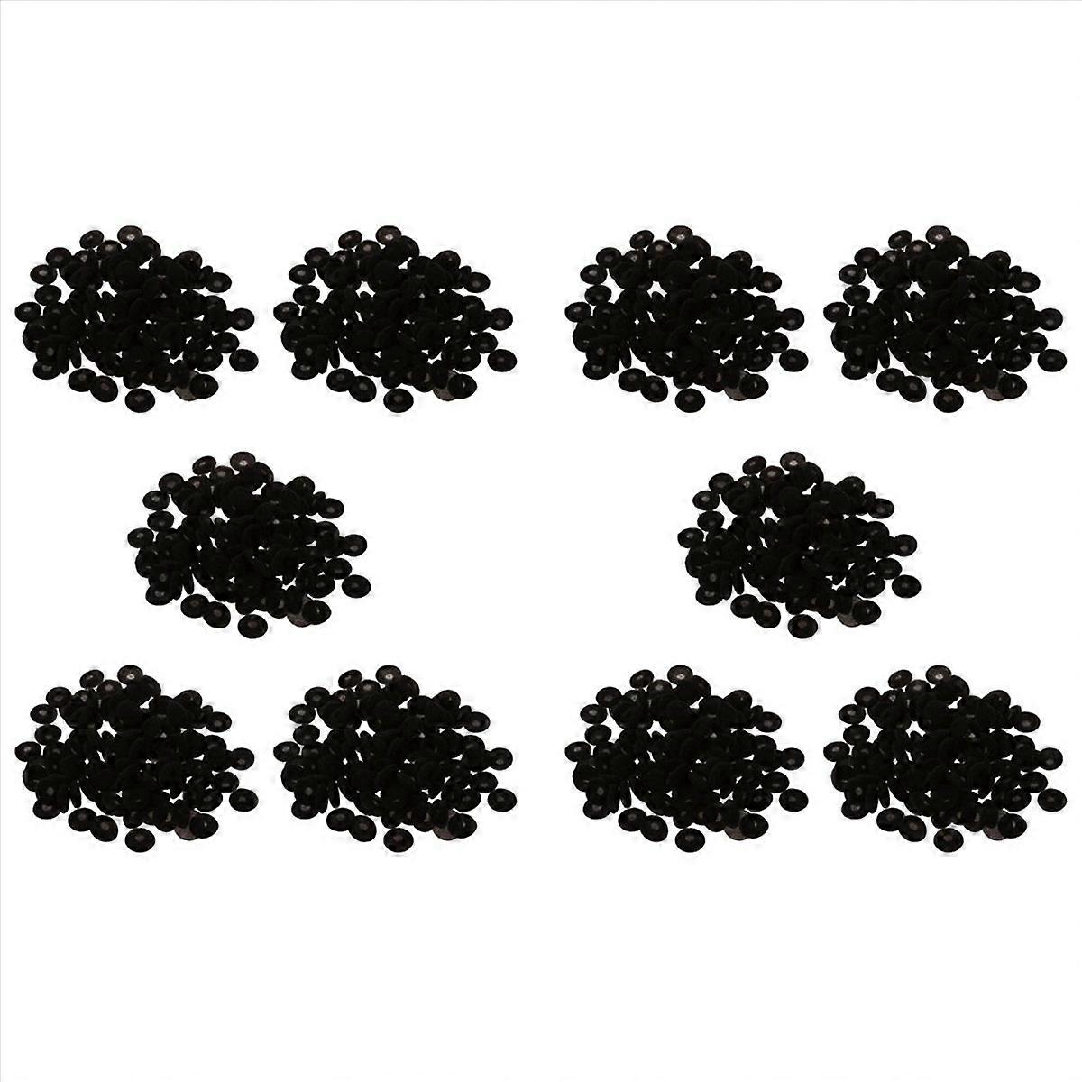 1000 Pcs Black Sponge Earbud Headphone Cap Ear Pads Cover Replacement