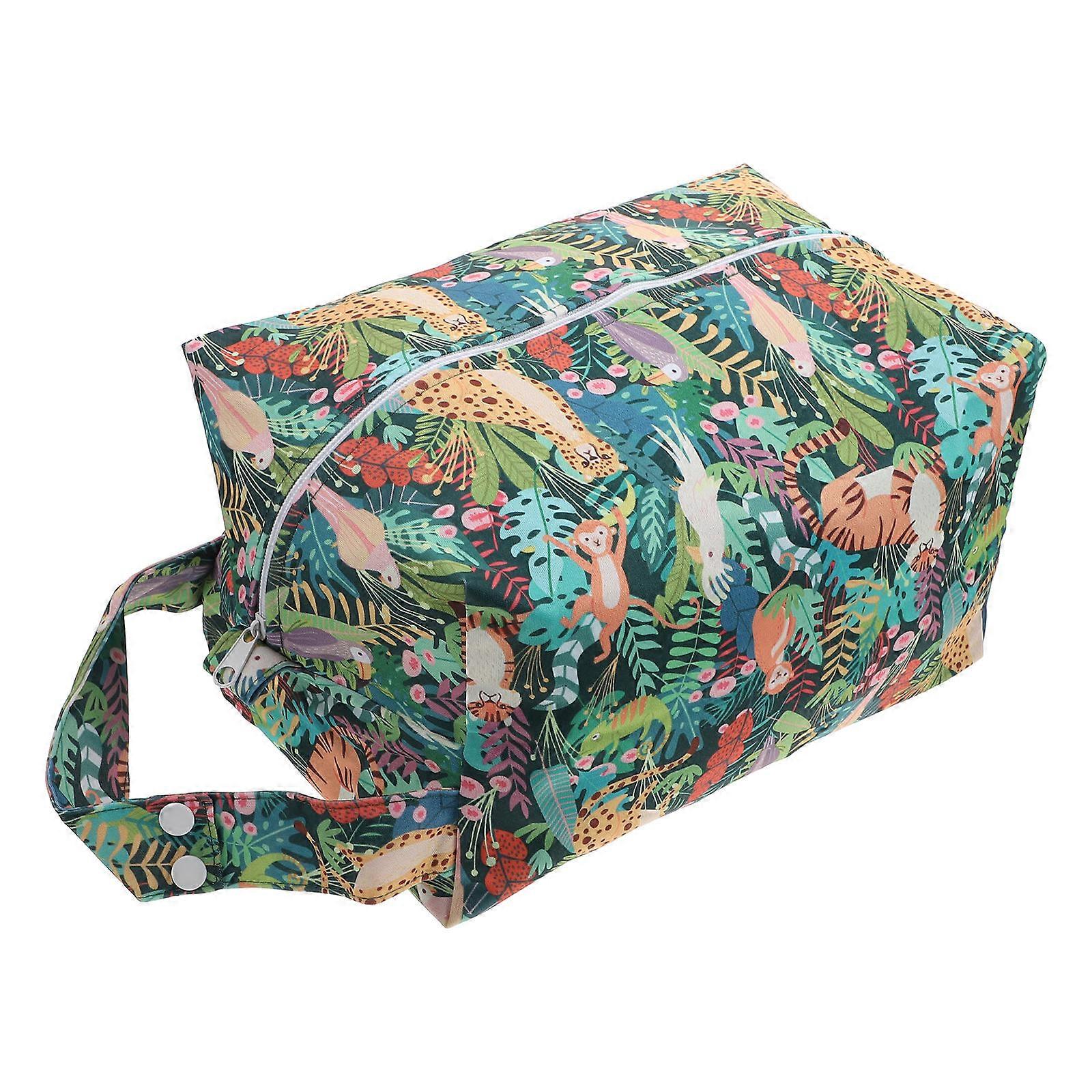 Practical Diaper Storage Pouch Wet Bag for Storage Use 2Pcs Durable Bags