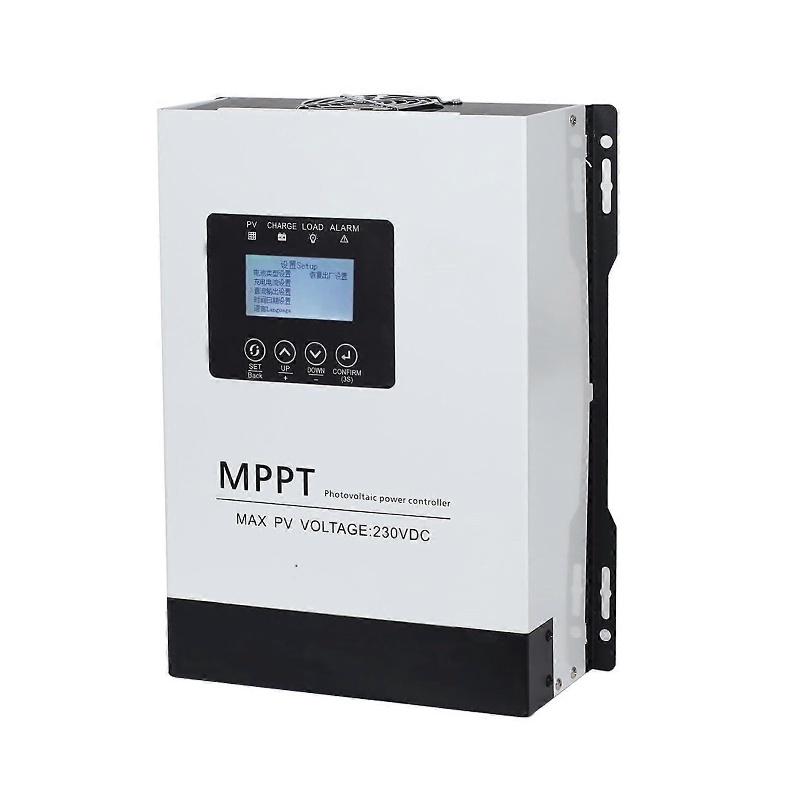 MPPT Solar Charge Controller 80A Wide Voltage Automatic Detection LCD for OffGrid Systems