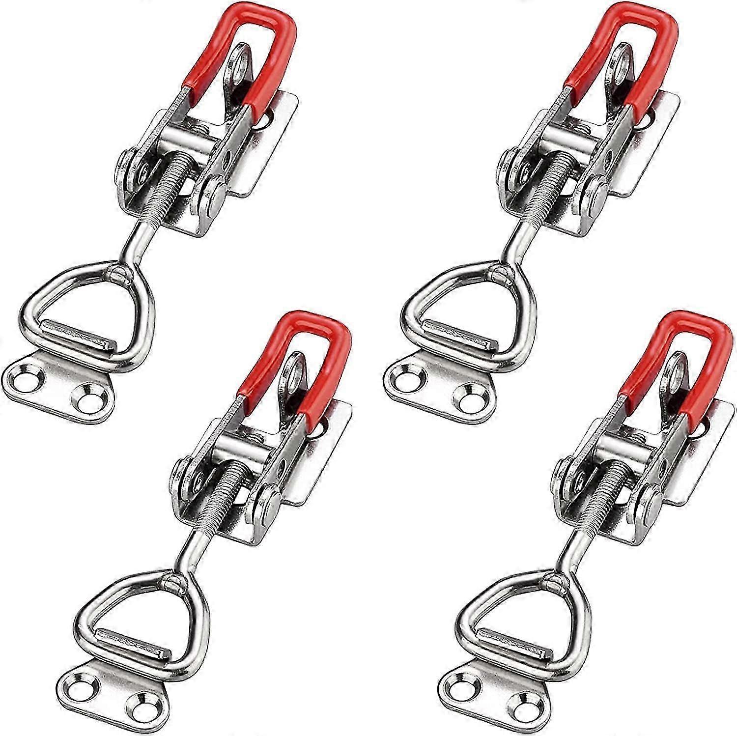 4 Piece Pull Latch Toggle Clamp, Adjustable Metal Tool for DIY Projects