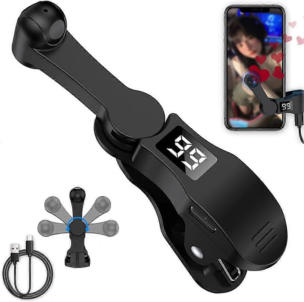 Auto Clicker for iPhone Speed Automatic Screen Tapping Device for Games Live Likes Tasks Black