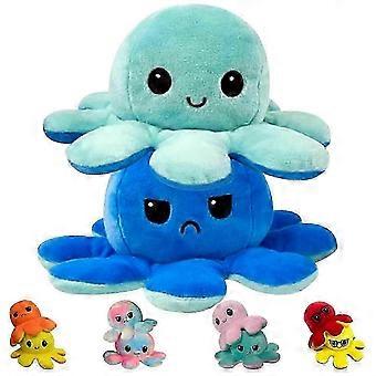 90cm Octopus Reversible Plüschtiere Weihnachtsgeschenk, drücken Sie Ihre Stimmung mit unserem doppelseitigen Flip Mood Octopus Plüsch aus, süßestes Geschenk für alle Kinder und Freunde