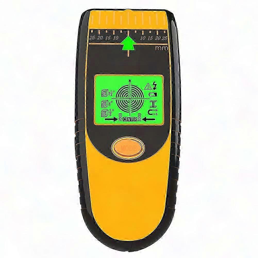 Multi-Function Wall Detector: Stud Finder for Metal, Wood, Wire & Rebar Locator