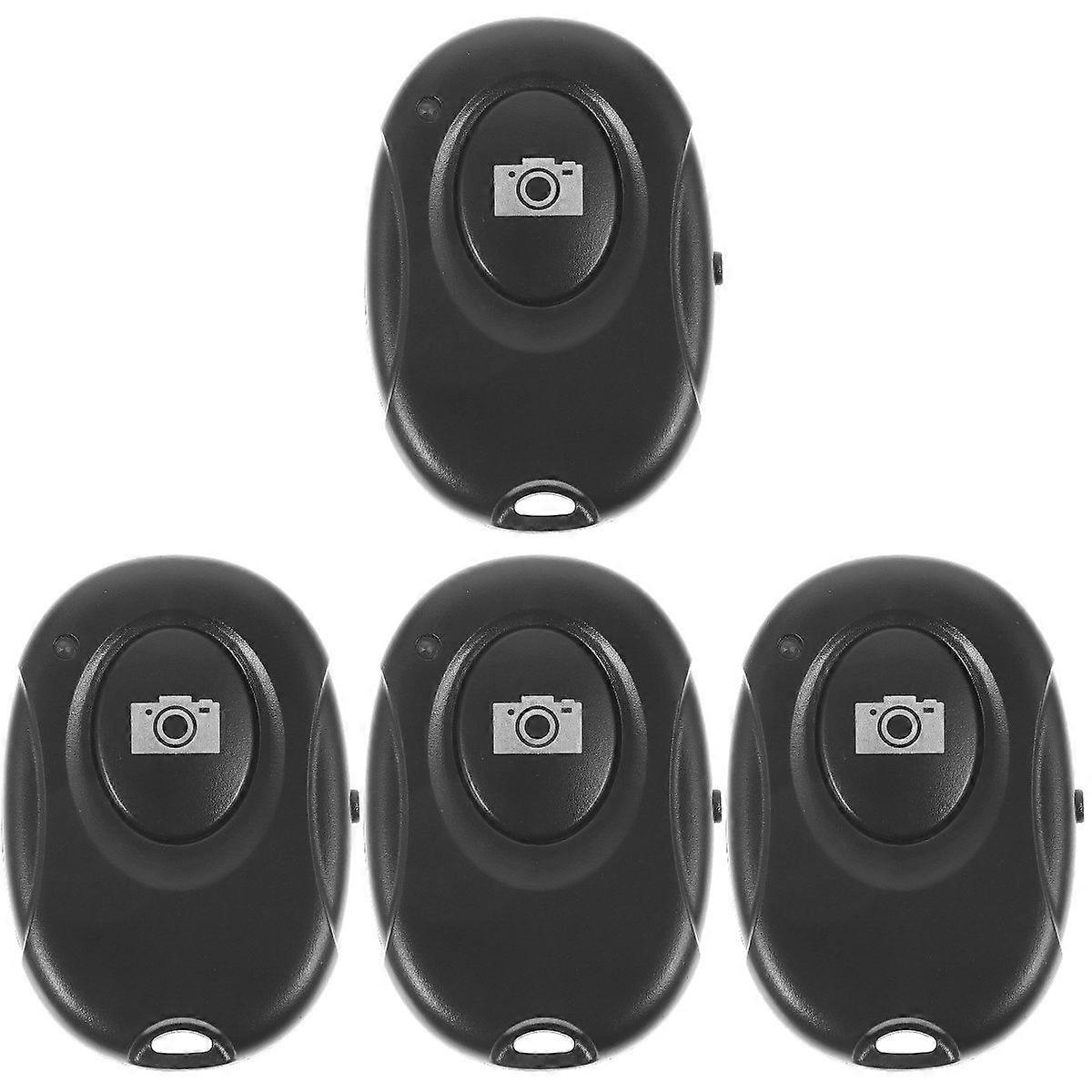 4pcs Wireless Remote Camera Shutter Remote Control Wireless Clicker For Phone Tablet