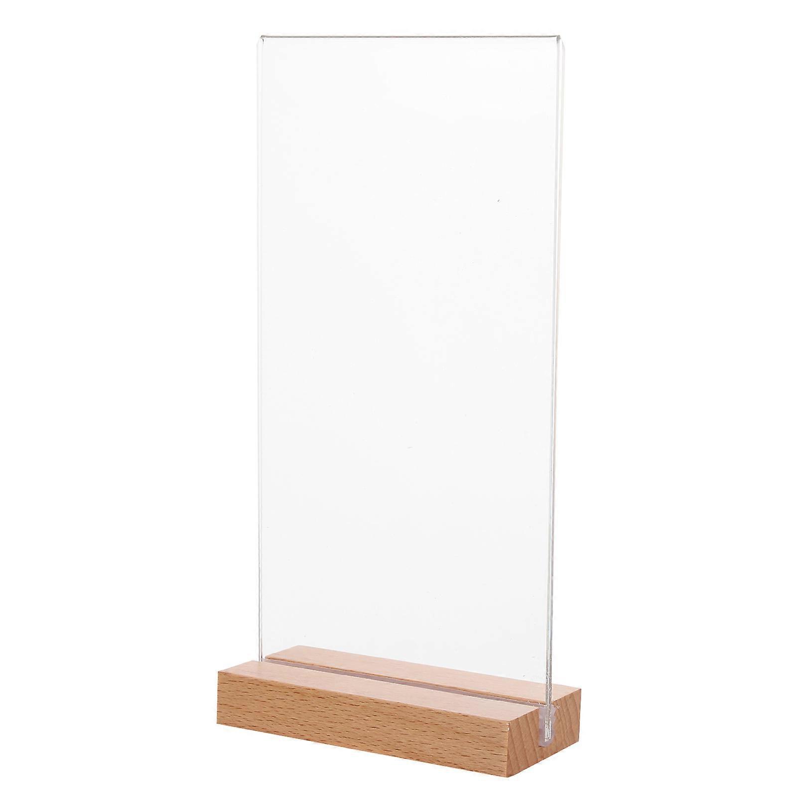 Acrylic Menu Holder for Document Display 1Set Restaurant Use