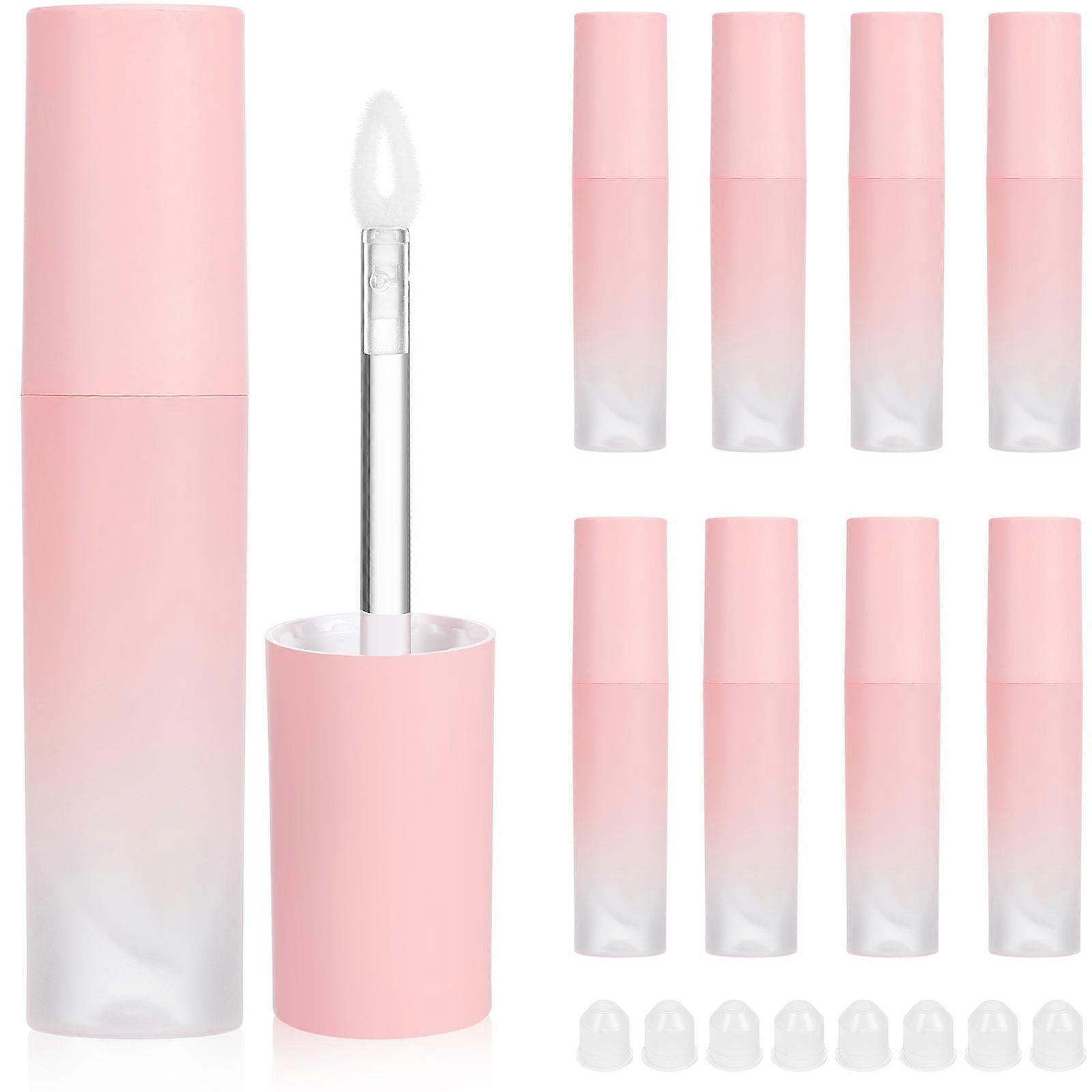 Empty Lip Gloss Tubes with Applicator for Makeup Use 8Pcs Set