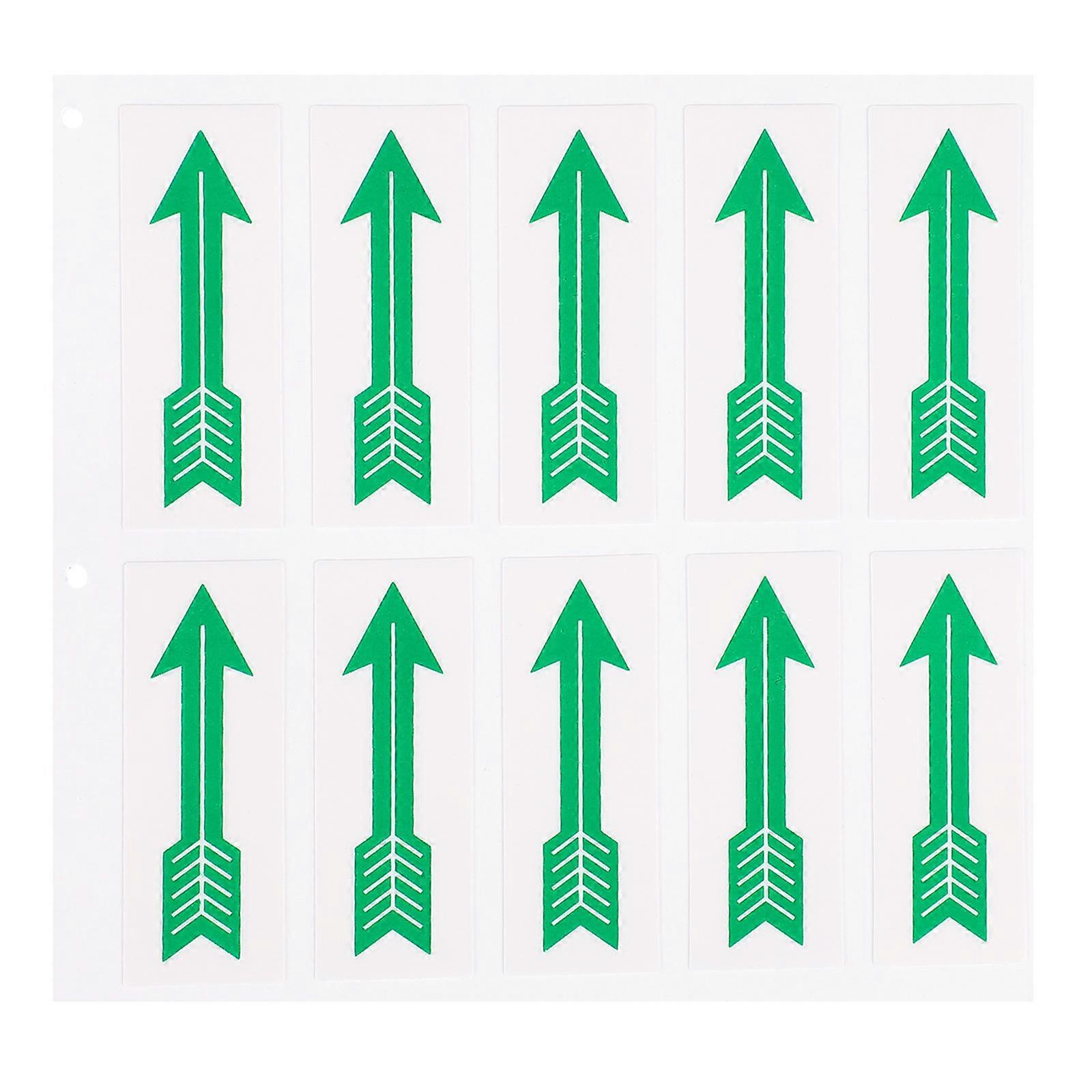 Arrow Indicating Direction Decals Practical Warning Use 10Pcs