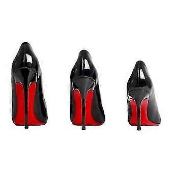 Trendy zwarte hoge hakken voor dames in 2026: sexy stiletto pumps met spitse neus in lakleer - Nieuw 2026