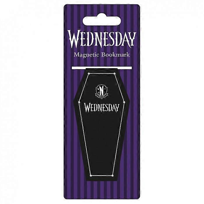 Wednesday Coffin Magnetic Bookmark