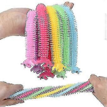 Stress Relief Fidget Toy, Soft Spine Pull Noodle Toy for Adults Kids, Anxiety Relief Sensory Toy