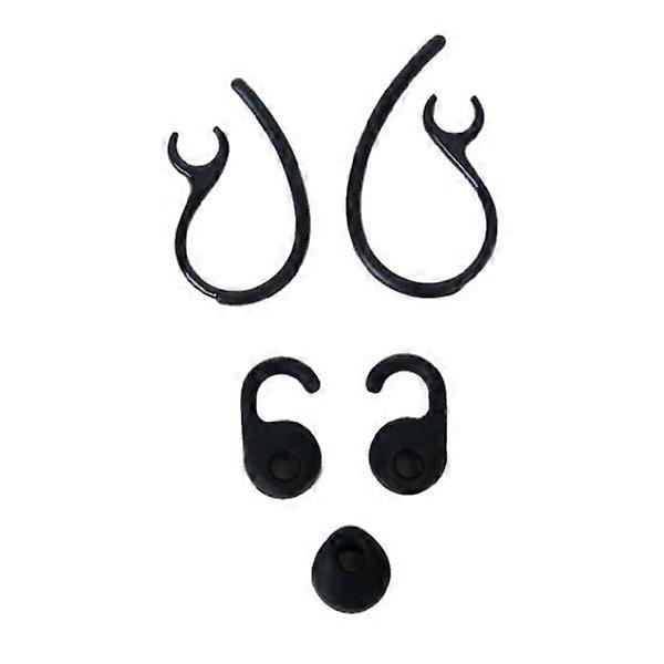 Ear Hook Ear Bud Gels Set for Black Headset