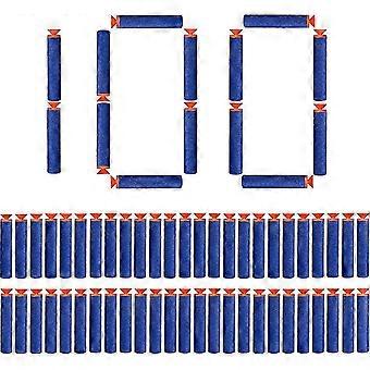 100 Dardos de Espuma com Ventosa de 7,2 cm para Recarga, Compatível com as Séries Nerf N-Strike Elite