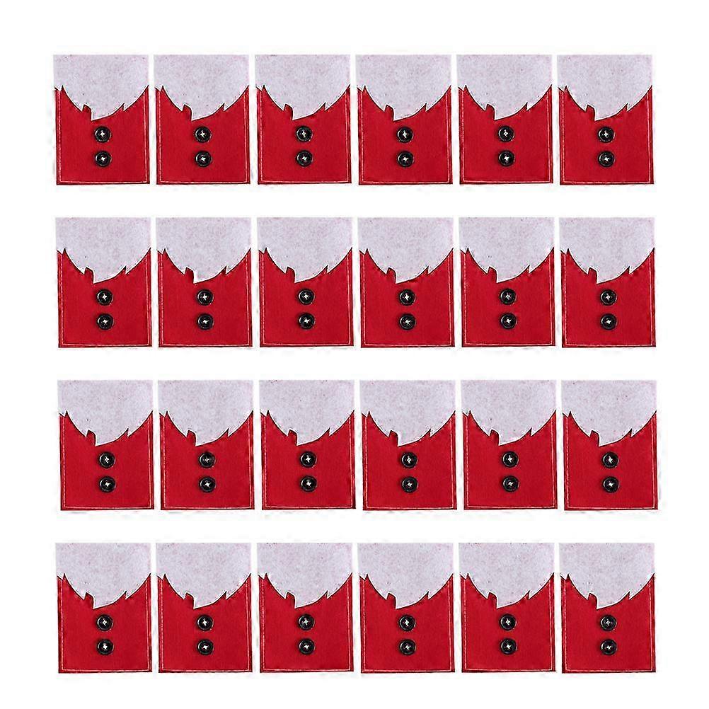 Tableware Bags compatible with Silverware Christmas Holder compatible with Decor 72Pcs