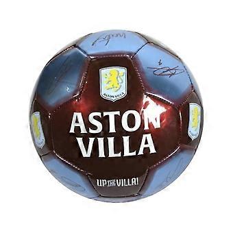 Aston Villa FC Fußball mit gedruckter Unterschrift