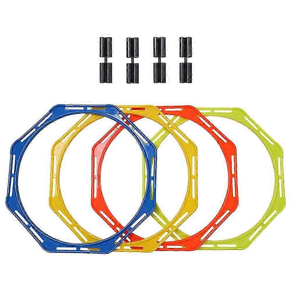 Agility Rings Multi-Function Football Training Rings 12Pcs Package