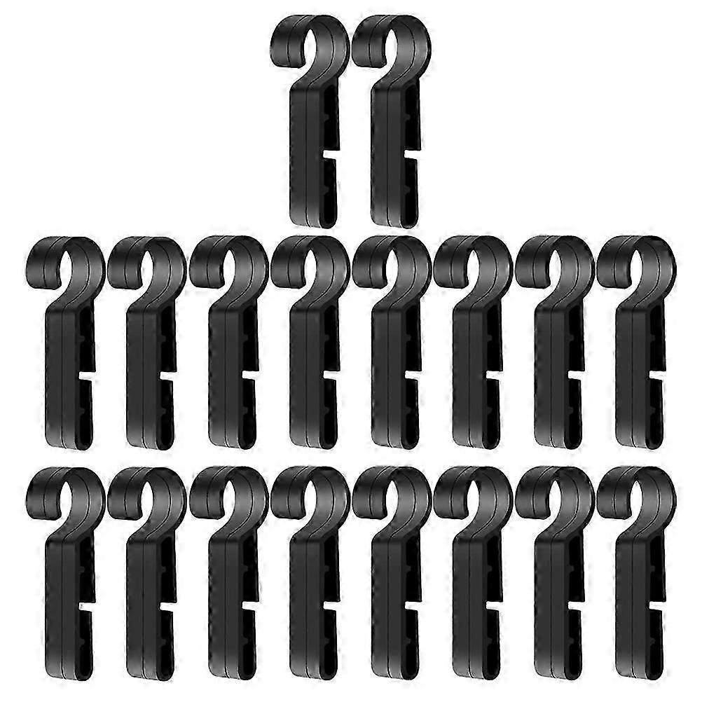 Plastic Hard Hat Light Clip for Headlamp Mounting 100Pcs Clips
