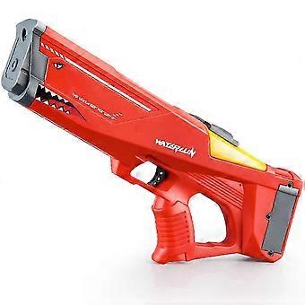 2023 Summer New Fully Shark High Pressure 8m Strong Water Gun Children's Automatic Electric 25-26