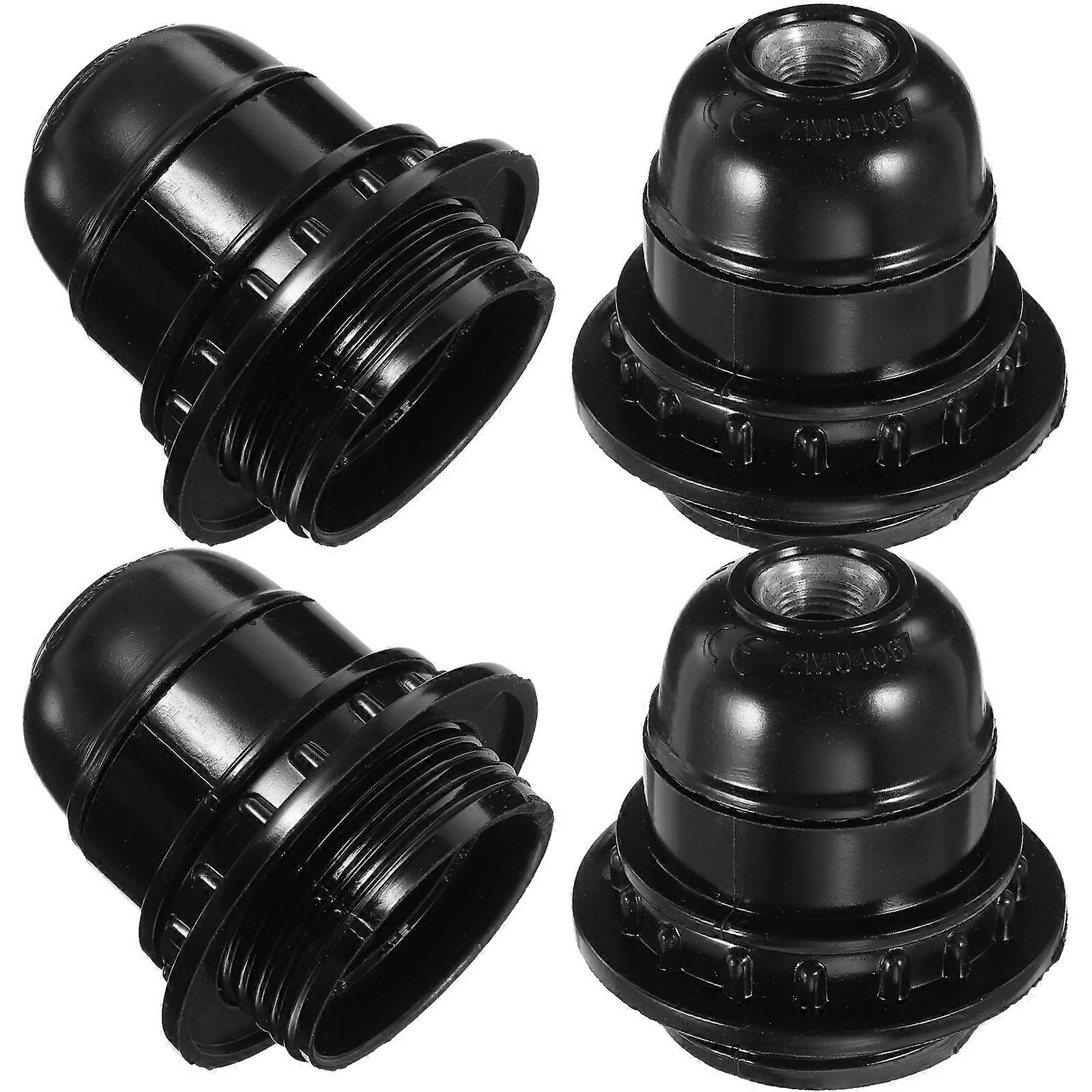 4pcs Lamp Socket Replacement E27 Diy Lamp Socket Industrial Light Holder