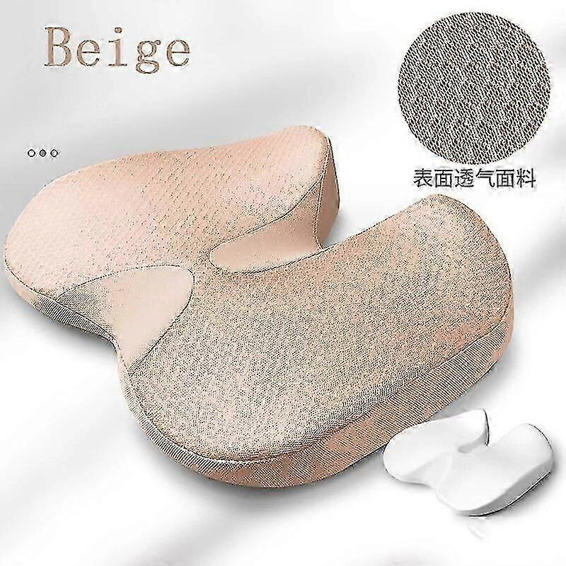 Coussin coccyx SHEVT-Cushion antidérapant orthopédique en mousse à mémoire de forme pour soulager les douleurs au coccyx, la sciatique et les maux de dos, confort optimal pour chaise de bureau ou siège auto.