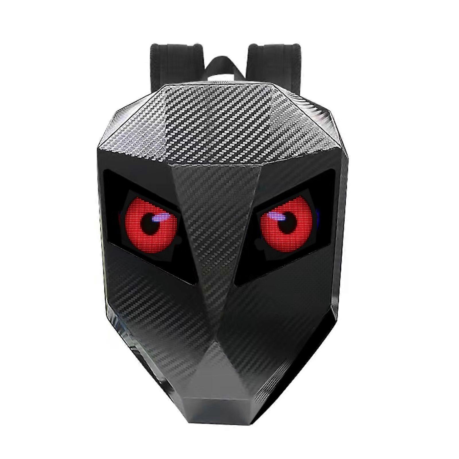 LED Backpack APP Control Programmable Screen Large Capacity Waterproof Hard Shell Motorcycle Backpack