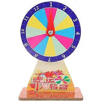Party Game Wheel Game Rotating Wheel Luck Game Wheel DIY Fortune Wheel Game Prop