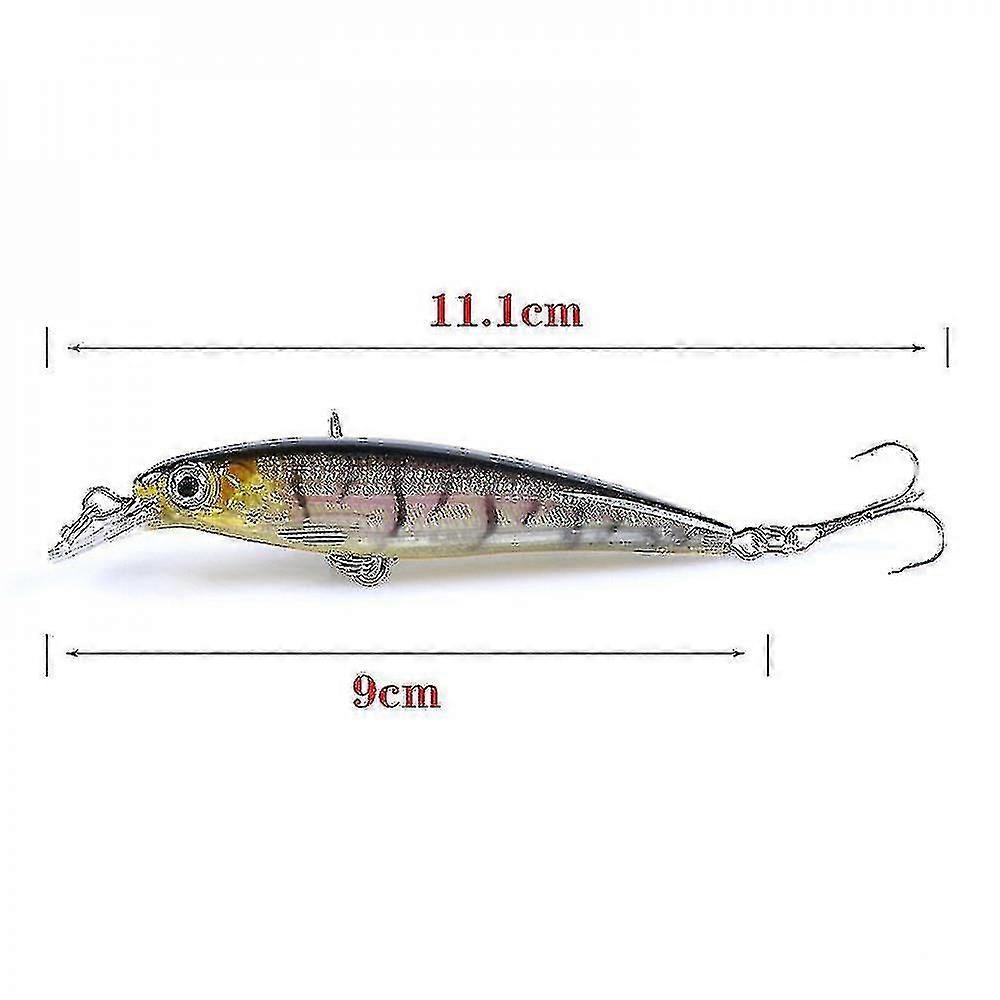 8pcs klassische Laser Köder 8.5cm 7.2g Bionic Bait
