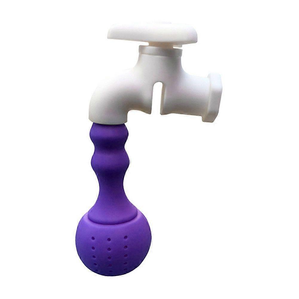 Faucet Tap Design Silicone Tea Infuser Leaf Strainer Filter Diffuser Drink Tool