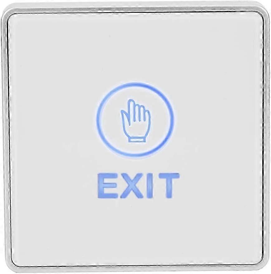 Home Security Unlock Exit Button, Touch Sensor Door Access Control System Switch for Door Access Con