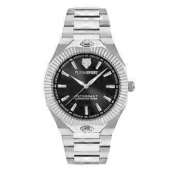 Plein Sport Men's Watch Analog Quartz METRONAUT 42 MM PSCGA0425 Stainless Steel