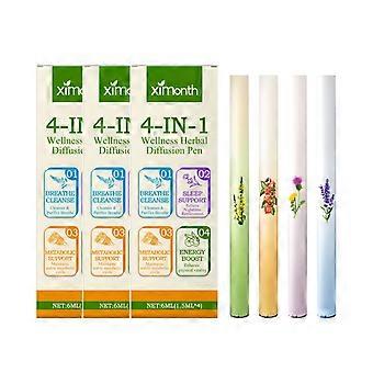 3pcs Natural Herbal Energy Bar for Deep Sleep Lung Cleansing and Liver Support 4-Piece Box