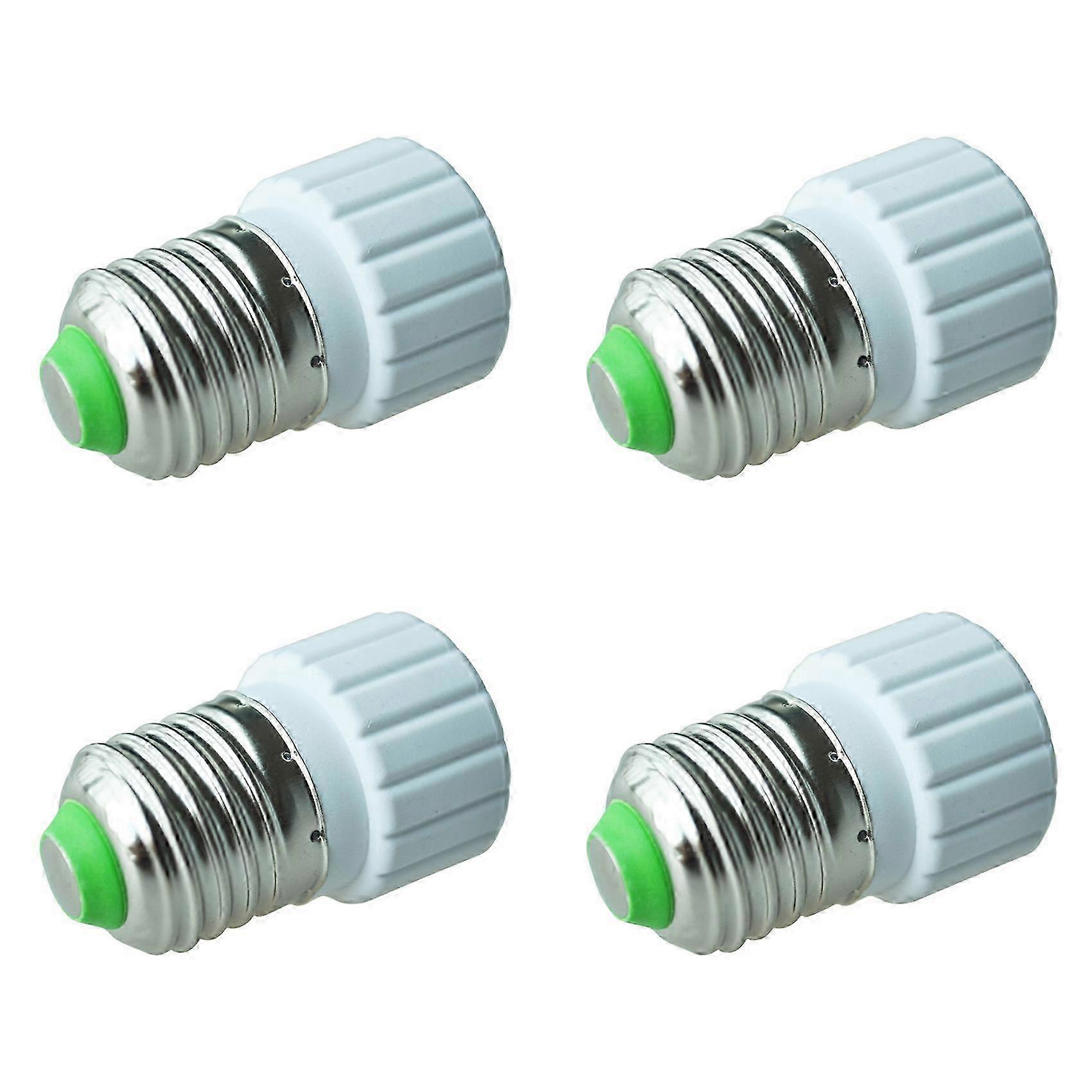 4X E27 to GU10 Extend Base LED CFL Light Bulb Lamp Adapter Converter Screw Socket