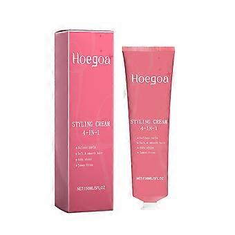 2pcs 4-in-1 Curly Hair Styling Cream, helps maintain curls, nourish and moisturize hair, keep hair smooth and light