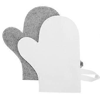 2Pcs Body Scrub Glove Exfoliating Glove SPA Glove Dead Skin Remover Bathing Felt Glove