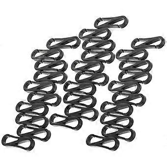 100pcs fai da te in plastica gancio maschera corda ganci appesi paranco fibbia fibbia corda fibbie