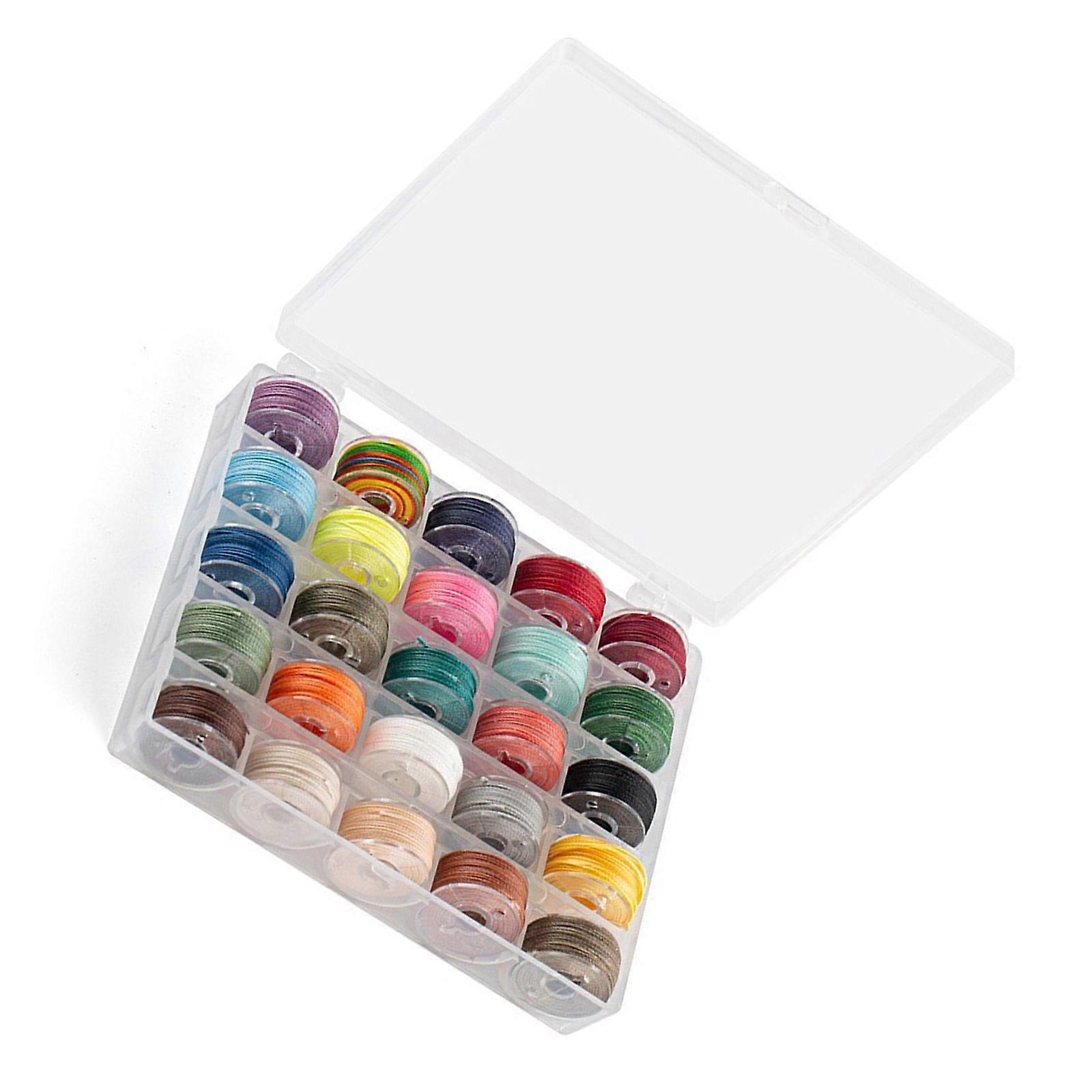 25/36 Colored Polyester Waxed Thread Leather Sewing Thread Waxed Strings Multi Color Thread Jewelry Making Accessories  25 colors 0.65mm