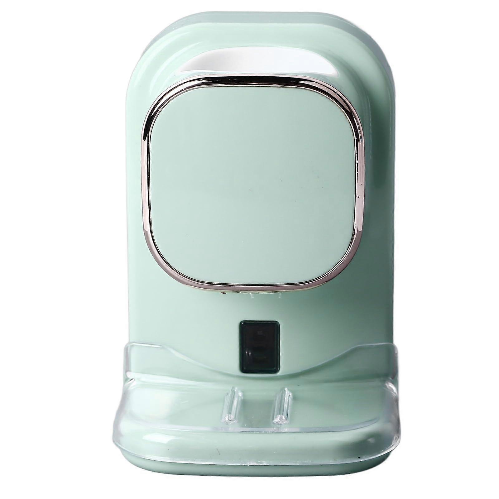 Wall Mounted Automatic Toothpaste Dispenser with Smart Sensor, Adjustable Paste Control for Kids Bathroom Green
