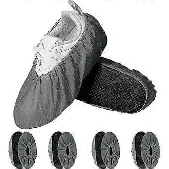 10 Pack Reusable Washable Shoe Covers Non-slip Sole for House Clinic Laboratory Hospital